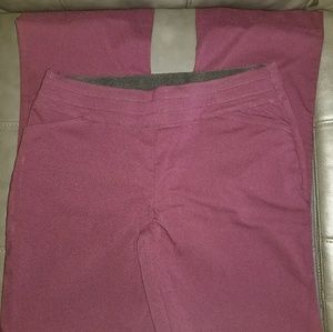 Pull up dress pants.